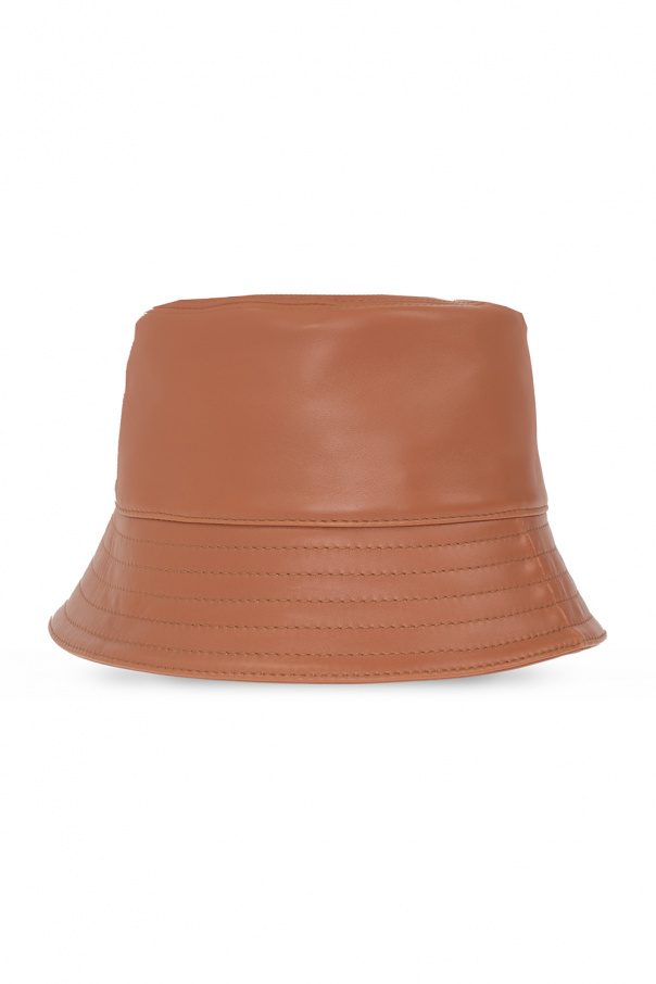 Marchen ♥Objet wide leather strap bucket hat_3color Loewe Fisherman Zip Leather Bucket Hat | Neiman Marcus